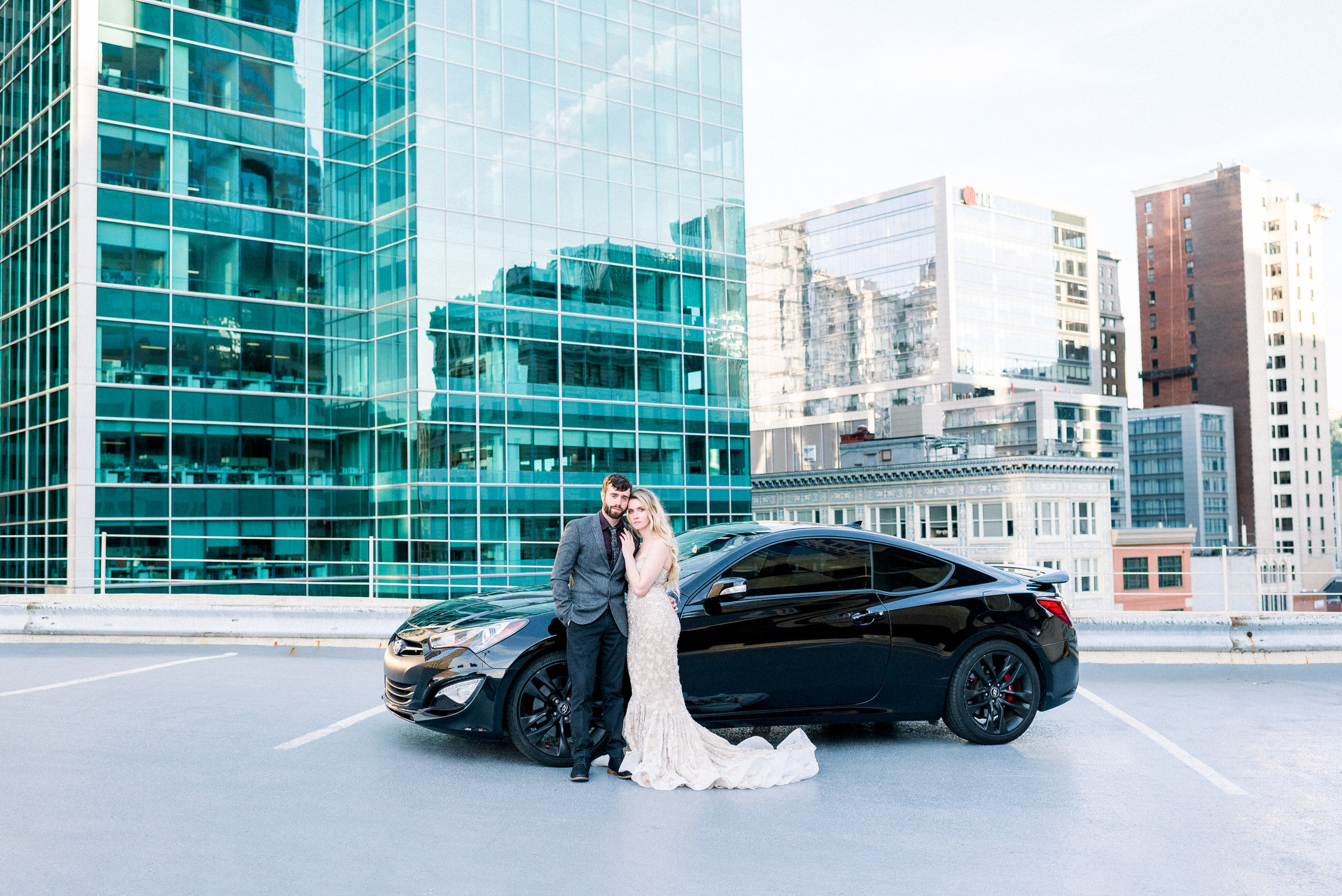 Downtown Pittsburgh Engagement Session